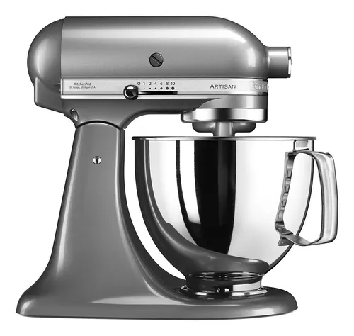 KitchenAid 5KSM125ECU Mikser stojący 300 W Srebrny
