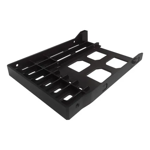 2.5" SSD Tray with key lock and two keys, black and metal (TRAY-25-BLK03)
