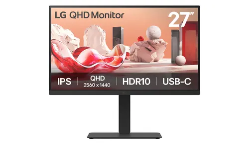 LG 27BA75QB-B.AEU monitor komputerowy 68,6 cm (27") 2560 x 1440 px Wide Quad HD LED Czarny