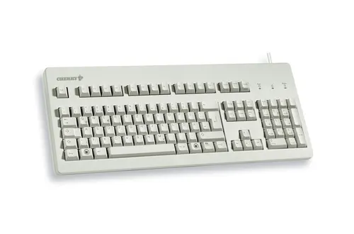 CHERRY G80-3000 klawiatura Uniwersalne USB QWERTY US English Szary, przełączniki MX Brown