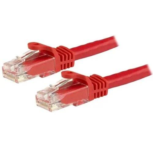 StarTech.com N6PATC750CMRD kabel sieciowy Czerwony 7,5 m Cat6 U/UTP (UTP)