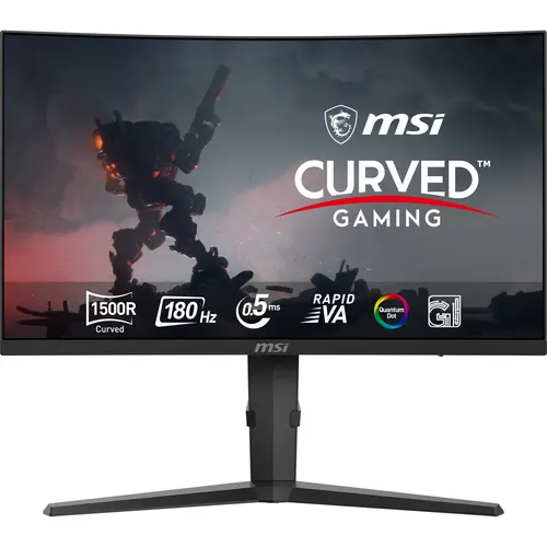 MSI MAG 275CQRF QD E2 monitor komputerowy 68,6 cm (27") 2560 x 1440 px Wide Quad HD Czarny