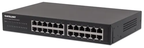 Intellinet 561273 przełącznik sieciowy Gigabit Ethernet (10/100/1000) Czarny