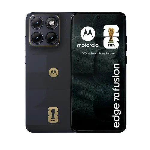 Motorola edge 70 fusion FIFA Edition 17,2 cm (6.78") Dual SIM Android 16.0 5G USB Type-C 8 GB 256 GB 5200 mAh Czarny