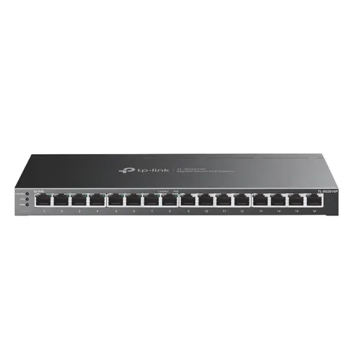 TP-Link JetStream TL-SG2016P przełącznik sieciowy L2/L3/L4 Gigabit Ethernet (10/100/1000) Obsługa PoE Czarny
