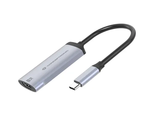 Conceptronic ABBY23G zewnętrzna karta graficzna usb 7680 x 4320 px Srebrny
