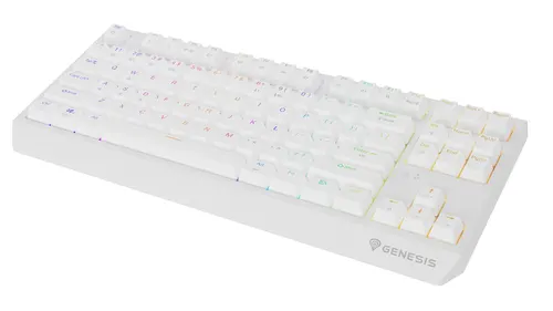 GENESIS Thor 230 TKL White Wireless Outemu Red klawiatura Gaming USB + RF Wireless + Bluetooth QWERTY US English Biały