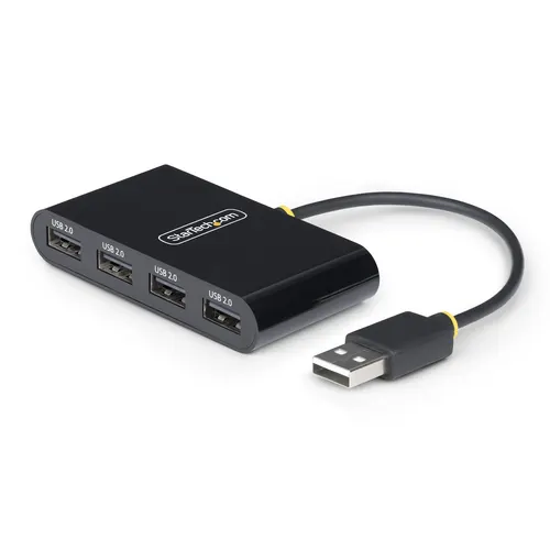 StarTech.com ST4200MINI2-USB-HUB huby i koncentratory USB 2.0 480 Mbit/s Czarny