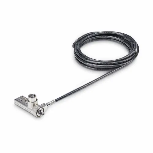 StarTech.com DUALKA10-LAPTOP-LOCK zapięcie do kabli Czarny, Stal 2 m