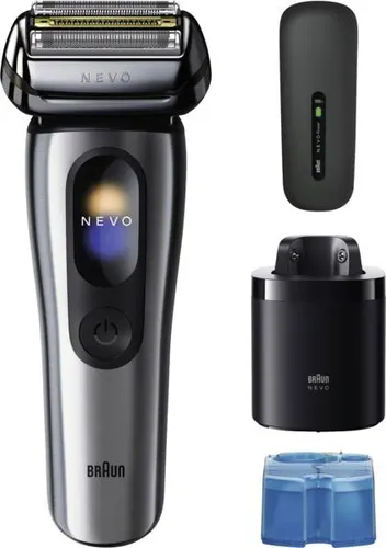 Braun NEVO 17000cc Golarka foliowa Przycinarka Srebrny