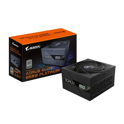 GIGABYTE AORUS ELITE P850W moduł zasilaczy 850 W 20+4 pin ATX ATX Czarny
