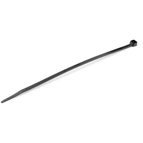 StarTech.com CBMZT8B opaska kablowa Zwalniana opaska kablowa Nylon, Plastik Czarny 100 szt.