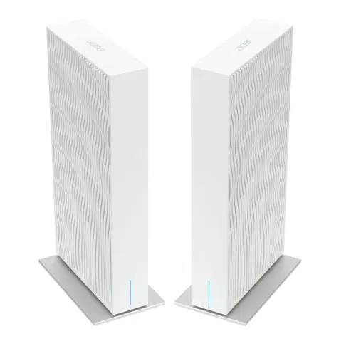 Acer Wave 7, wifi 7 Mesh Router, EU plug, dual pack Dual-band (2.4GHz + 5GHz or 2.4GHz + 6GHz) Wi-Fi 7 (802.11be) 4
