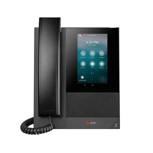 HP Poly Biznesowy telefon multimedialny Poly CCX 400 z obsługą Open SIP i PoE