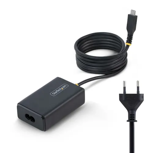 StarTech.com 165LE-USB-C-CHARGER adapter zasilający/ inwentor Wewnętrzna 65 W Czarny