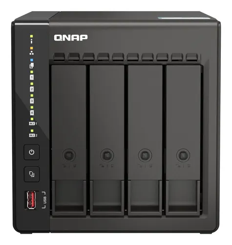 QNAP TS-453E NAS Tower Intel® Celeron® J6412 8 GB 0 TB QNAP QTS Czarny