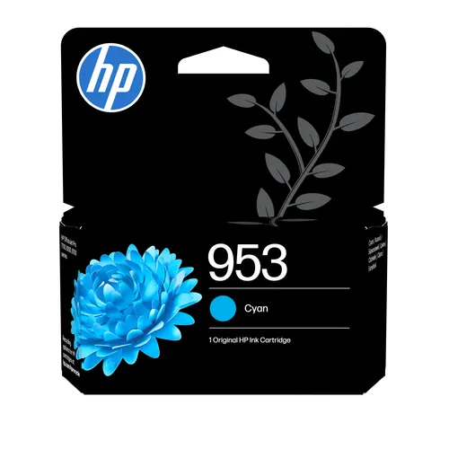 HP Oryginalny błękitny wkład atramentowy 953 (F6U12AE)