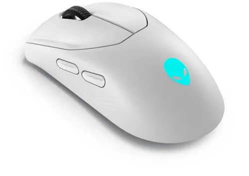 Alienware AW720M myszka Gaming Oburęczny RF Wireless + Bluetooth Optyczny 26000 DPI, biały (Lunar Light)