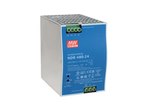 LevelOne POW-2462 moduł zasilaczy 480 W Niebieski, Srebrny