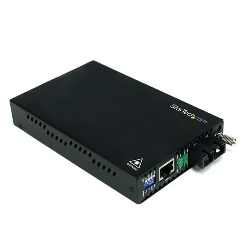 StarTech.com ET90110SM302 konwerter sieciowy 200 Mbit/s 1310 nm Pojedynczy Czarny