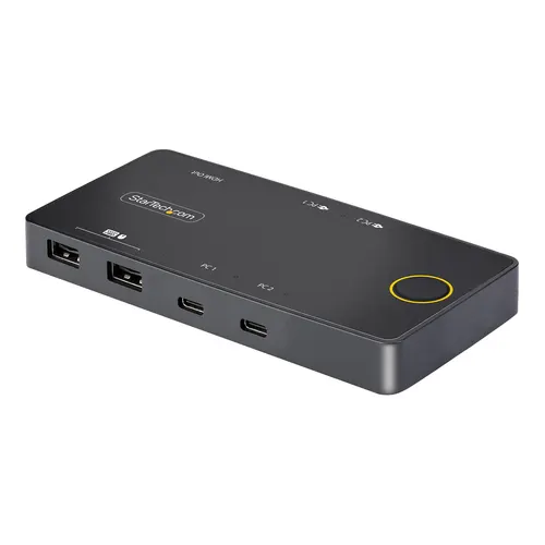StarTech.com C2-H46-UC2-PD-KVM przełącznik KVM Czarny
