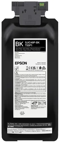 Epson SJIC48P-BK nabój z tuszem 1 szt. Oryginalny Standardowa wydajność Czarny