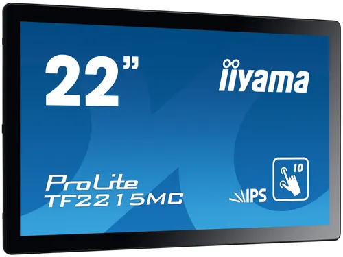 iiyama ProLite TF2215MC-B2 monitor komputerowy 54,6 cm (21.5") 1920 x 1080 px Full HD LED Ekran dotykowy Przeznaczony dla wielu użytkowników Czarny