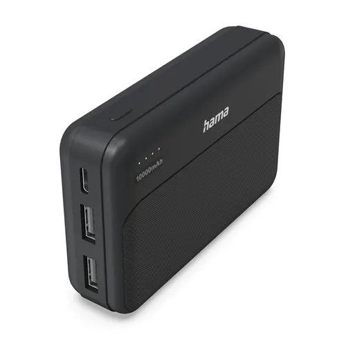 Hama Pocket 10 Litowo-polimerowy (LiPo) 10000 mAh Czarny