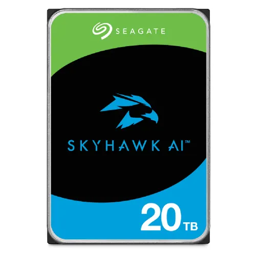 Seagate SkyHawk AI dysk twardy 20 TB 7200 RPM 512 MB 3.5" SATA III (ST20000VE003)