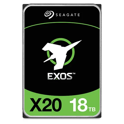Seagate Enterprise Exos X20 dysk twardy 18 TB 7200 RPM 3.5" SATA III