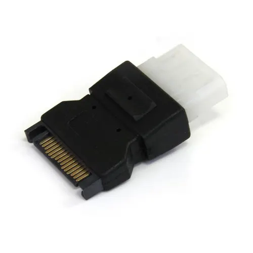 StarTech.com LP4SATAFM przejściówka do kabli SATA (15-pin) LP4 (4-pin) Czarny