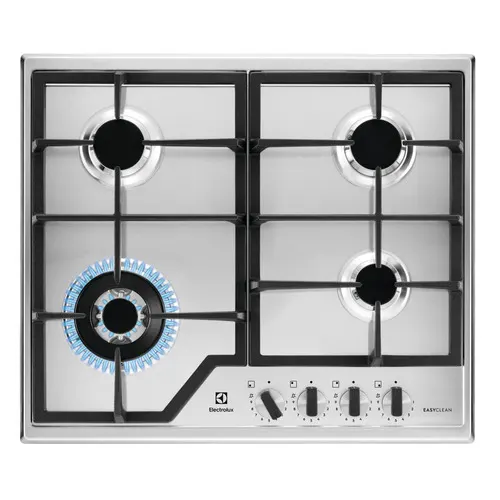 Electrolux KGS64362XX Stal nierdzewna Wbudowany 60 cm Gaz 4 stref(y)