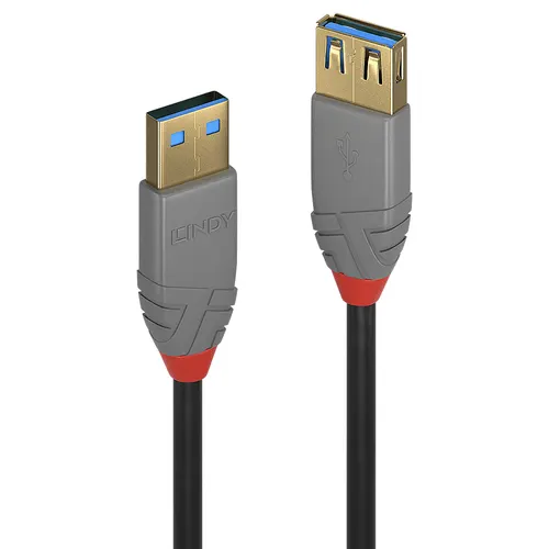 Lindy 36762 kabel USB USB 3.2 Gen 1 (3.1 Gen 1) 2 m USB A 5 Gbit/s Czarny