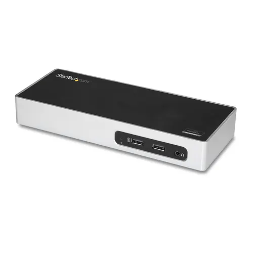 StarTech.com DK30ADD stacja dokująca Przewodowa USB 3.2 Gen 1 (3.1 Gen 1) Type-B Czarny, Srebrny