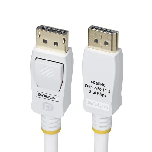 StarTech.com DP12-CABLE-10FTW kabel DisplayPort 3 m Biały