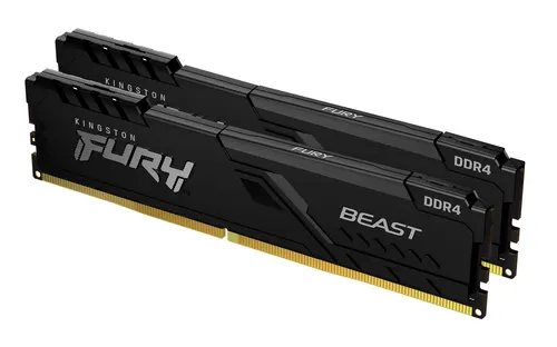 Kingston Technology FURY Beast 16GB 3600MT/s DDR4 CL17 DIMM (Zestaw 2) Black