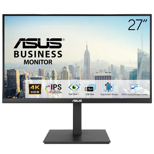 ASUS VA27UQSB monitor komputerowy 68,6 cm (27") 3840 x 2160 px 4K Ultra HD LCD Czarny