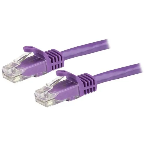 StarTech.com N6PATC15MPL kabel sieciowy Fioletowy 15 m Cat6 U/UTP (UTP)