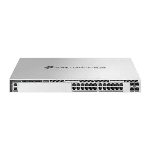 TP-Link Omada Pro S6500-24G4XF przełącznik sieciowy Zarządzany L3 Gigabit Ethernet (10/100/1000) 1U Szary