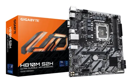 GIGABYTE H810M S2H płyta główna Intel H810 LGA 1851 (Socket V1) micro ATX