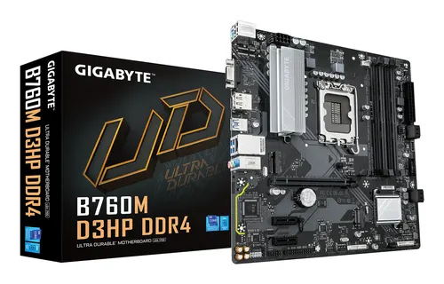GIGABYTE B760M D3HP DDR4 płyta główna Intel B760 Express LGA 1700 micro ATX