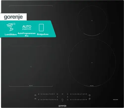 Gorenje GI6432BSC Czarny Wbudowany 60 cm Płyta indukcyjna strefowa 4 stref(y)
