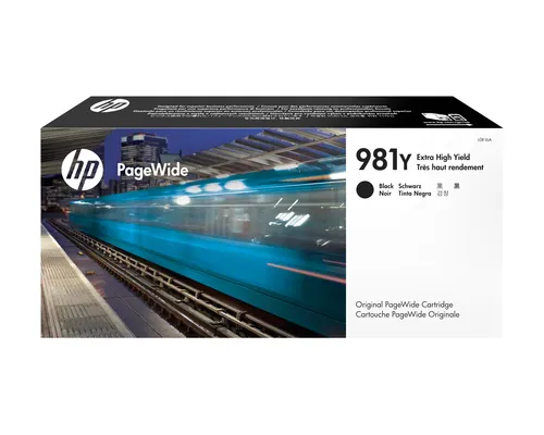 HP Oryginalny czarny wkład atramentowy 981Y PageWide o bardzo dużej pojemności