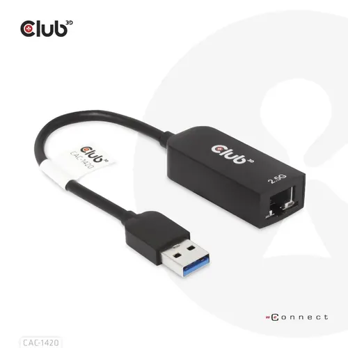 CLUB3D CAC-1420 karta sieciowa Ethernet 2500 Mbit/s