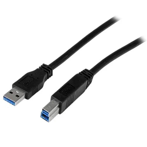 StarTech.com USB3CAB2M kabel USB USB 3.2 Gen 1 (3.1 Gen 1) 2 m USB A USB B 5 Gbit/s Czarny
