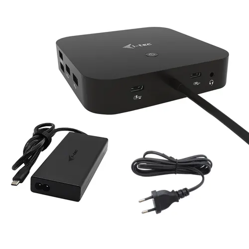 i-tec C31HDMIDPDOCKPD100 stacja dokująca Przewodowa USB 3.2 Gen 1 (3.1 Gen 1) Type-C Czarny