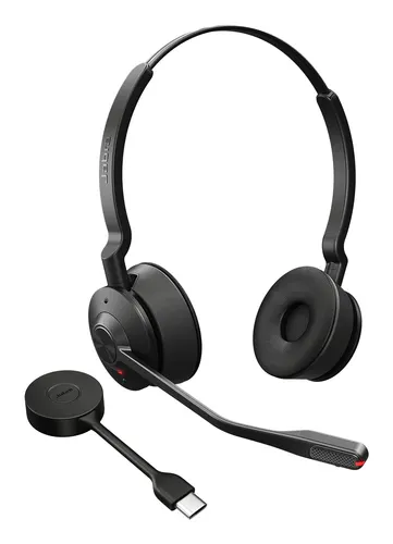 Jabra Engage 55 SE Zestaw słuchawkowy Bezprzewodowy Opaska na głowę Biuro/centrum telefoniczne USB Type-C Czarny (9659-430-111)