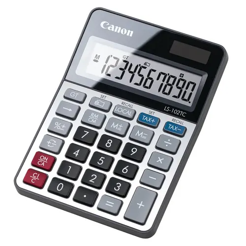 Canon LS-102 TC kalkulator Desktop Podstawowy kalkulator Czarny, Metaliczny