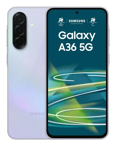 Samsung Galaxy A36 5G 17 cm (6.7") Dual SIM Android 15 USB Type-C 8 GB 256 GB 5000 mAh Lawenda