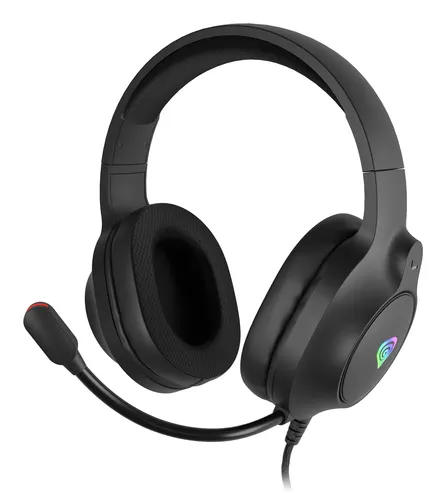 GENESIS Neon 213 Zestaw słuchawkowy Przewodowa Ręczny Połączenia/muzyka USB Typu-A Czarny